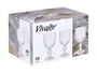 Vivalto Verre à Pied Rayé Transparent 370 ml 8.7x16.3x8.7 cm (Set de 24)