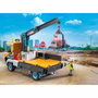 Playmobil Camion de chantier avec grue 71750, Action Heroes