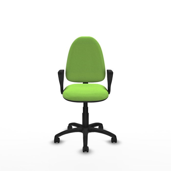 PIQUERAS Y CRESPO Chaise de bureau Aýna, Pistache, avec accoudoirs fixes