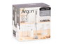 Argon Set Batteur avec Accessoires Blanc Gris 1000W 22x22x13 cm (Set de 6)