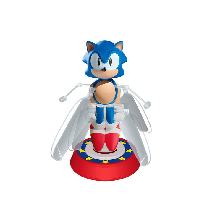 BANDAI - Figurine volante Sonic The Hedgehog Co08133 - Licencié SONIC - Jeu de lancer jusqu'à 3 mètres - Pour enfant dès 4 ans