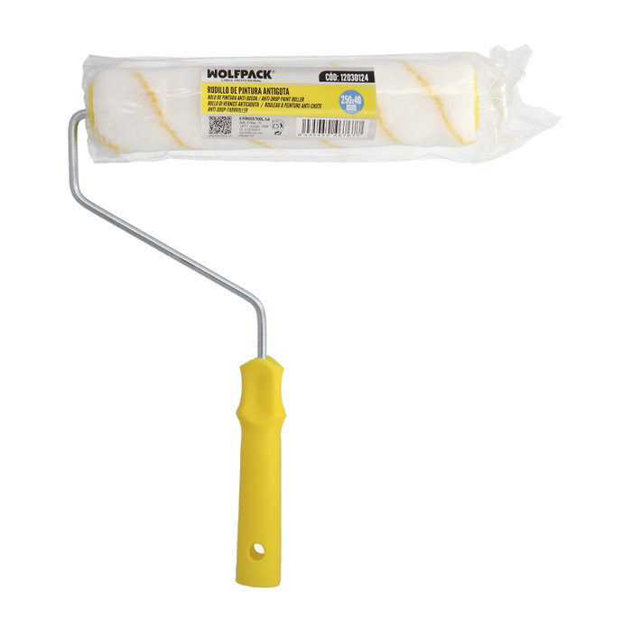 WOLFPACK LINEA PROFESIONAL Rouleau de peinture antigoutte 250x40 mm WOLFPACK LINEA PROFESIONAL Rouleau de peinture antigoutte 250x40 mm