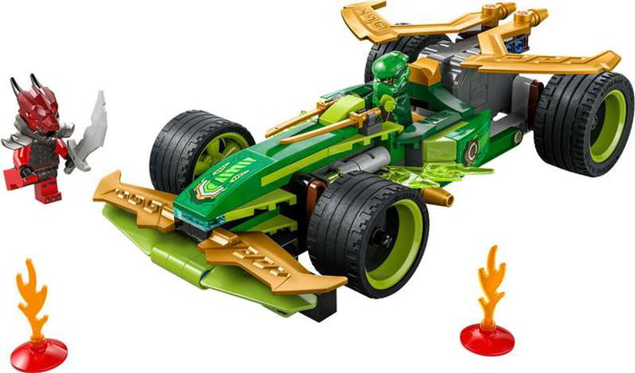 LEGO NINJAGO Voiture de course à rétrofriction de Lloyd 71828