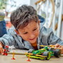 LEGO NINJAGO Voiture de course à rétrofriction de Lloyd 71828