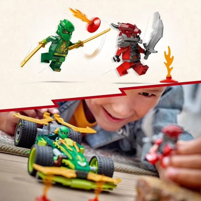 LEGO NINJAGO Voiture de course à rétrofriction de Lloyd 71828