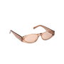 Tod'S Lunettes de soleil femme ovalées TO0362-H 45E Marron clair brillant Monture Marron 57mm
