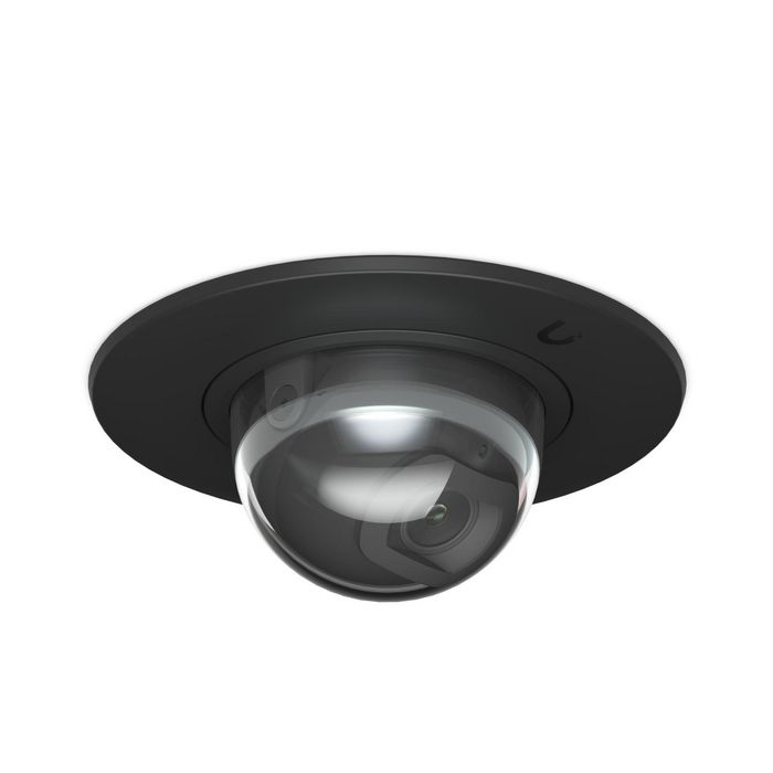 Ubiquiti G5 Dome Ultra Support de Montage Encastré pour Plafond/Mur, Polycarbonate Noir, D 100 x 88 mm