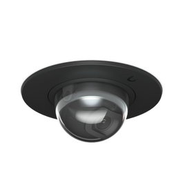 Ubiquiti G5 Dome Ultra Support de Montage Encastré pour Plafond/Mur, Polycarbonate Noir, D 100 x 88 mm