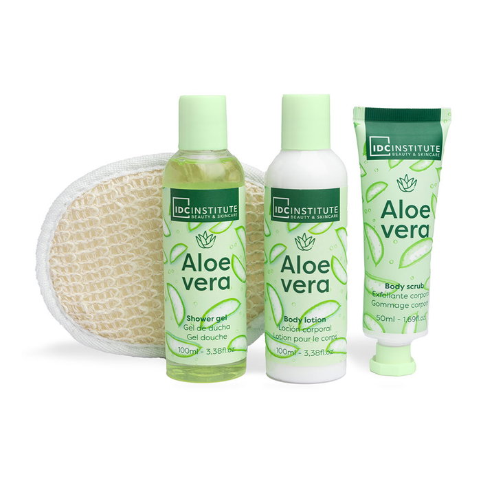 Idc Institute Coffret Aloe Vera 4 pièces Idc Institute Coffret Aloe Vera 4 pièces