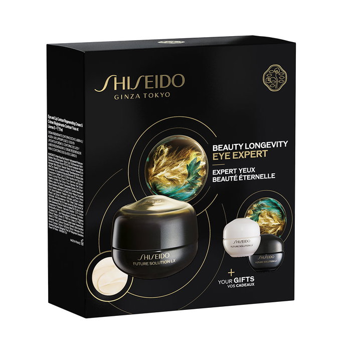Shiseido Future Solution LX Coffret Contour des Yeux et Lèvres 3 Pièces