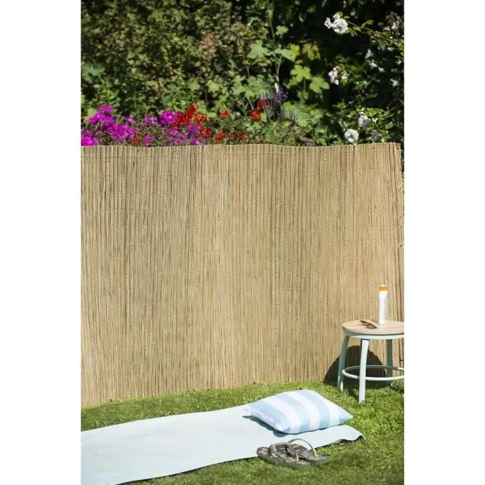 Nature - Canisse de Carex Naturel Occultante 100% - Dimensions 1x3 m - Épaisseur 6/7 mm - Décoration Durable - Garantie 2 Ans