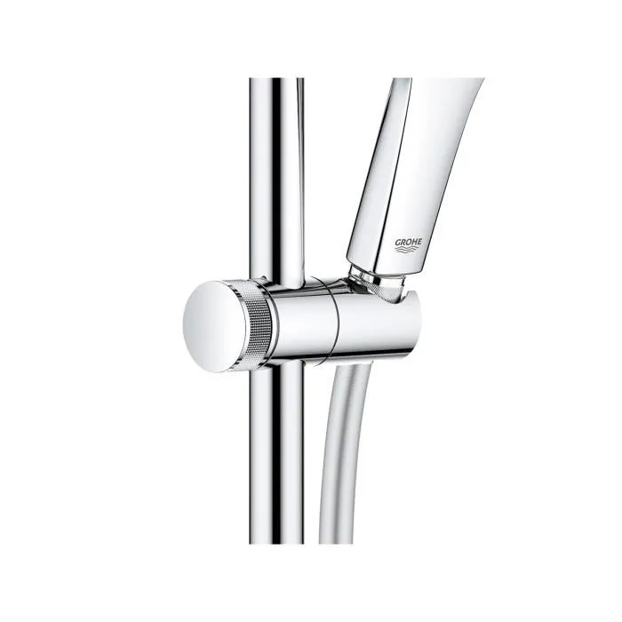 GROHE Ensemble de douche 3 jets avec barre - Colonne de douche avec technologie EcoJoy, économie d'eau jusqu'à 40%