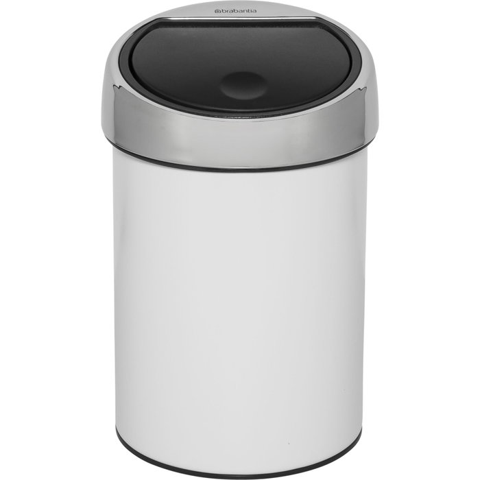 Brabantia Touch Bin 3 Litres Blanc Brabantia Touch Bin 3 Litres Blanc