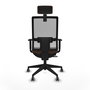 Piqueras y Crespo Chaise de Bureau Horna avec Appui-tête et Mécanisme Synchro/Traslack