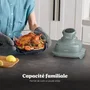 Ninja CRISPi FN201EUGN8 - Friteuse sans huile en verre, 2 capacités (2,3L + 3,8L), Vert sauge