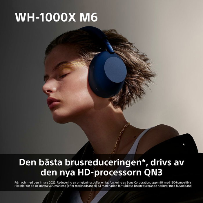 Sony WH-1000XM6 Casque audio sans fil réduction de bruit WH1000XM6B.CE7 Noir Sony WH-1000XM6 Casque audio sans fil réduction de bruit WH1000XM6B.CE7 Noir