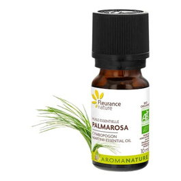 FLEURANCE NATURE 10Ml Huile Essentielle Bio Palmarosa 10ml Pure et Naturelle