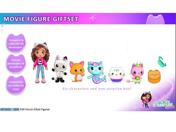 Spin Master Gabby et la Maison Magique - Coffret 6 figurines et 5 accessoires Petits Chatons Spin Master Gabby et la Maison Magique - Coffret 6 figurines et 5 accessoires Petits Chatons