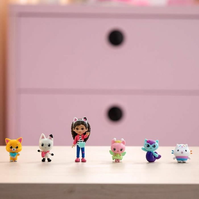 Spin Master Gabby et la Maison Magique - Coffret 6 figurines et 5 accessoires Petits Chatons Spin Master Gabby et la Maison Magique - Coffret 6 figurines et 5 accessoires Petits Chatons