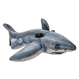 Intex Figure gonflable requin blanc 173 x 107 cm - A partir de 3 ans