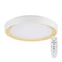 Plafonnier LED Décoratif 36W CCT 3000-6000K (Lumière Réglable) avec Télécommande, Blanc
