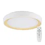 Plafonnier LED Décoratif 36W CCT 3000-6000K (Lumière Réglable) avec Télécommande, Blanc