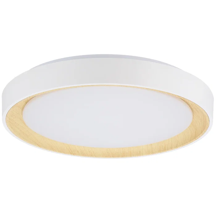 Plafonnier LED Décoratif 36W CCT 3000-6000K (Lumière Réglable) avec Télécommande, Blanc