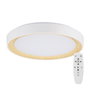 Plafonnier LED décoratif circulaire blanc 36 W CCT 3 000-6 000 K avec télécommande