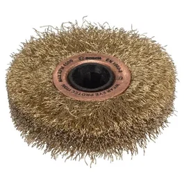 Bosch Brosse à fils laiton PRR 10mm pour nettoyage et polissage du métal - Accessoire pour outil Texoro