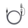 MicroConnect Câble adaptateur CAT6 RJ45 FTP vers USB A-C, 3 mètres