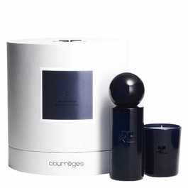 Coffret Courrèges C: Eau de Parfum Unisex 100 ml + Bougie Parfumée 75 g