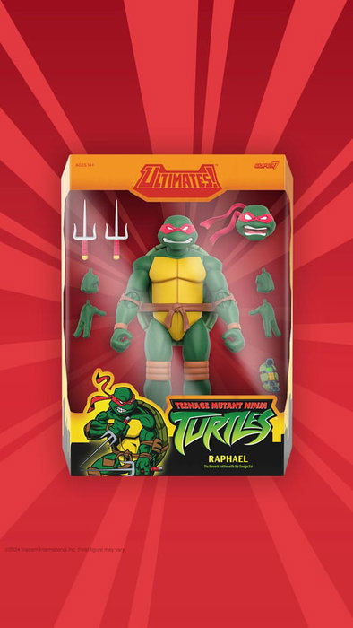 Super7 Teenage Mutant Ninja Turtles Ultimates Wave 12 Raphael