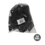 WOLFPACK LINEA PROFESIONAL Embouts de protection en plastique carrés 80x80 mm, Noir (Sac de 25 unités)