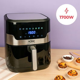 Friteuse à Air Solac Noir 1700 W 8 L