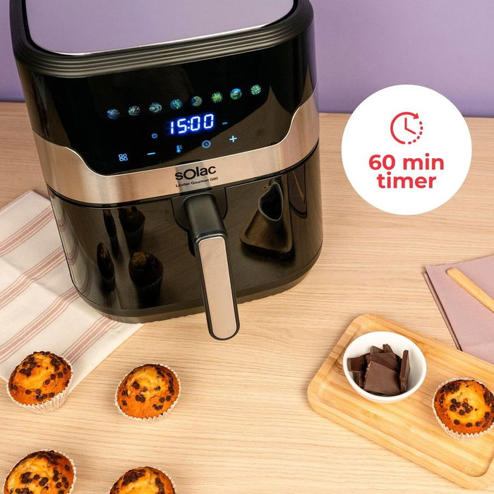 Friteuse à Air Solac Noir 1700 W 8 L