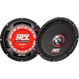 MTX Audio - Haut-parleur auto RTX84 20 cm (8") - Grave-médium - 150W RMS - 600W Max - 4 Ohms - Bobine 51mm - 97.7 dB - Vendu à la pièce