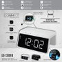 SAMI Réveil LED avec Chargeur Sans Fil 10W - Blanc