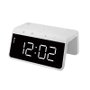 SAMI Réveil LED avec Chargeur Sans Fil 10W - Blanc