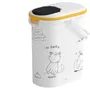 Curver Conteneur à Croquettes pour Chat Le Diner est Servi - 4 kg / 10 L - Blanc et Noir - Stockage et Conservation avec Godet, Poignée et Joint d'Étanchéité