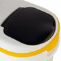 Curver Conteneur à croquettes pour chat 10 L - 4 kg - Blanc et noir