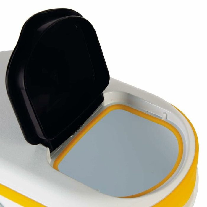 Curver Conteneur à croquettes pour chat 10 L - 4 kg - Blanc et noir