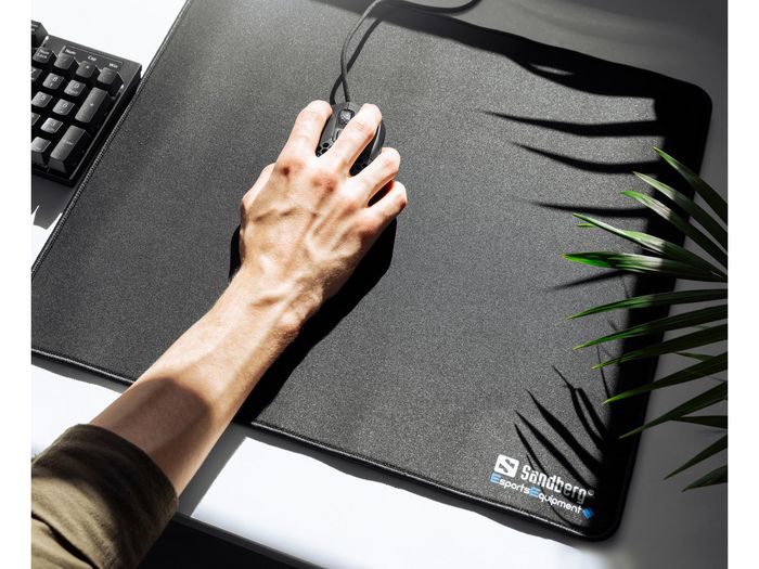 Sandberg - Tapis de Souris Gamer XL, Surface Large 45x40 cm, Précision Premium, Base Antidérapante