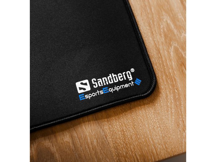 Sandberg - Tapis de Souris Gamer XL, Surface Large 45x40 cm, Précision Premium, Base Antidérapante