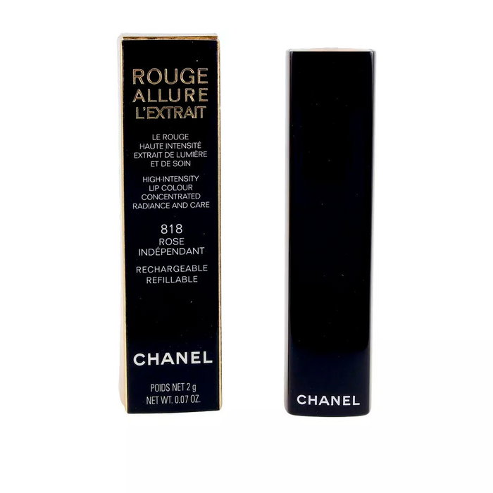 Chanel ROUGE ALLURE L'EXTRAIT Rouge à Lèvres Rechargeable #818 Independent Rose 2g Chanel ROUGE ALLURE L'EXTRAIT Rouge à Lèvres Rechargeable #818 Independent Rose 2g