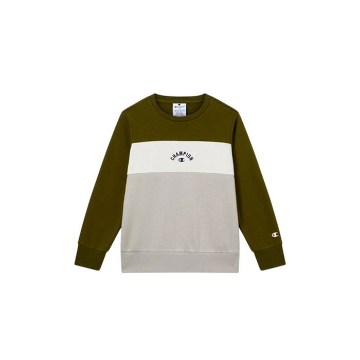 Sweat sans capuche enfant Champion Icons Plus Vert Olive S Sweat sans capuche enfant Champion Icons Plus Vert Olive S