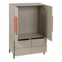 BigBuy Home Buffet NECTO Orange Taupe Fer Bois MDF