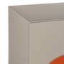 BigBuy Home Buffet NECTO Orange Taupe Fer Bois MDF