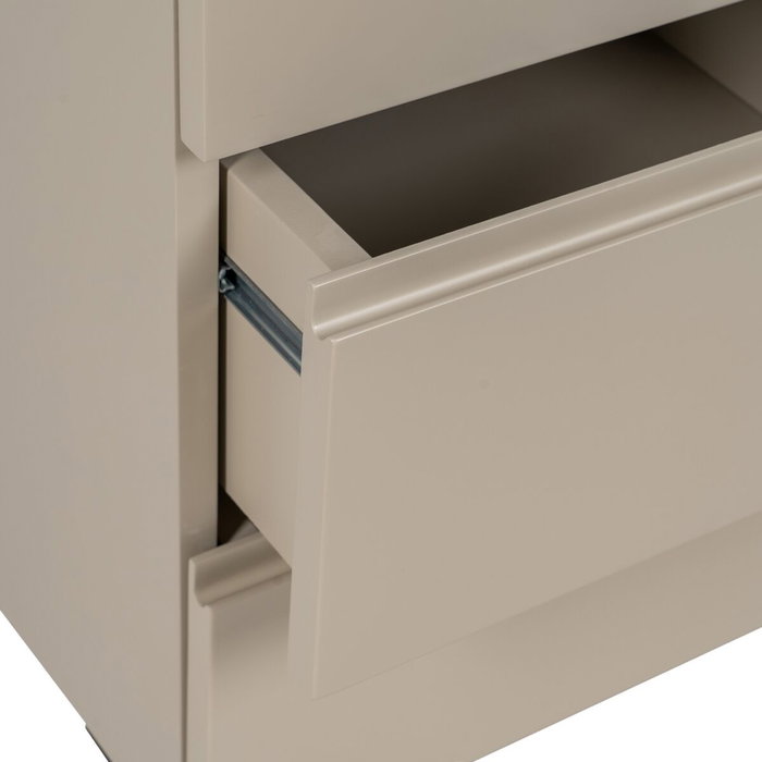 BigBuy Home Buffet NECTO Orange Taupe Fer Bois MDF