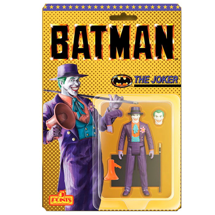 Mezco Toyz Figura The Joker de Batman 1989 de DC Comics, figure articulée de 9,5cm avec accessoires