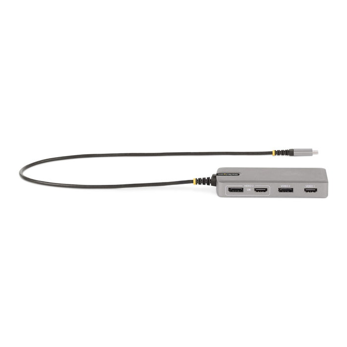 Hub USB-C Startech 117B-USBC-MULTIPORT Gris 100 W Hub USB-C Startech 117B-USBC-MULTIPORT Gris 100 W